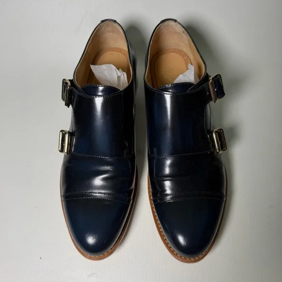 The Office of Angela Scott Mr. Colin Double Monk Strap Shoe - sz 36.5